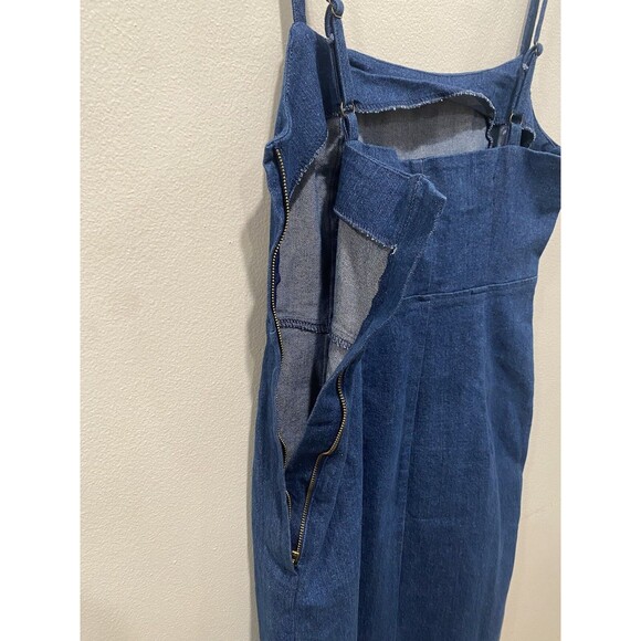 Jason Wu Navy Midi Dress - Picture 5 of 8